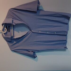 Hart Schaffner Marx Light Blue Casual Button Down Shirt